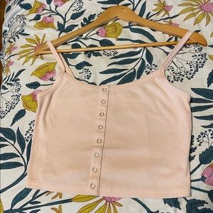 PacSun Me to We essentials lounge cropped tank top